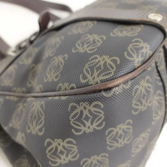 LOEWE Hand Bag Brown PVC 3028283